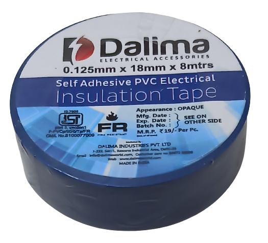 PVC Electrical Insulation Tape - Dalima Blue (Min Order Quantity 1pc for this Product)