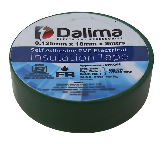PVC Electrical Insulation Tape - Dalima Green (Min Order Quantity 1pc for this Product)